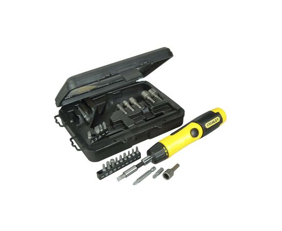 Викрутка Stanley реверсивна комплект + 22 насадки (0-63-022), зображення 4