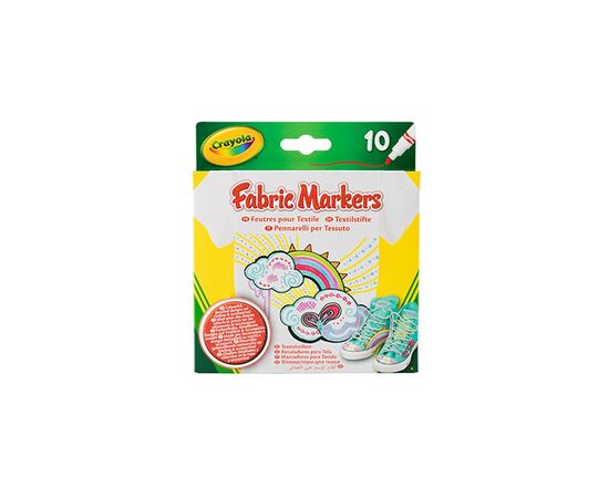 Набір для творчості Crayola фломастери для тканини 10 шт (58-8633)