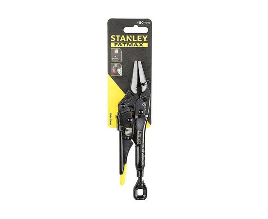 Клещи Stanley з фіксацієй (пинци) 150мм подовжені посилені FatMax (FMHT0-75438), изображение 3 Клещи Stanley з фіксацієй (пинци) 150мм подовжені посилені FatMax (FMHT0-75438), изображение 3