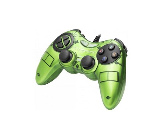 Геймпад Esperanza Fighter PC Green (EGG105G), изображение 2 Геймпад Esperanza Fighter PC Green (EGG105G), изображение 2