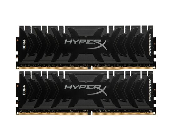 Модуль памяти для компьютера DDR4 16GB (2x8GB) 3600 MHz HyperX Predator Black Kingston Fury (ex.HyperX) (HX436C17PB4K2/16)
