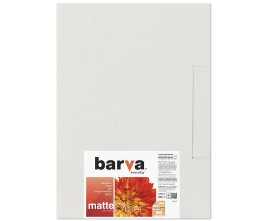 Фотопапір Barva A3 Everyday Matte 105г, 60л (IP-AE105-315)