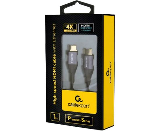 Кабель мультимедийный HDMI to HDMI 1.0m Cablexpert (CCBP-HDMI-1M), изображение 3 Кабель мультимедийный HDMI to HDMI 1.0m Cablexpert (CCBP-HDMI-1M), изображение 3