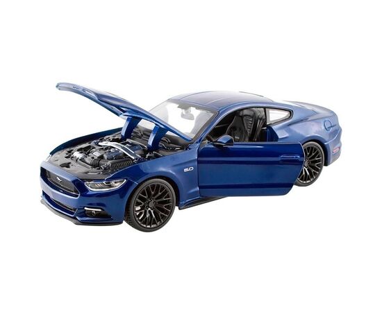 Машина Maisto Ford Mustang GT 2015 (1:24) синій (31508 blue), зображення 2 Машина Maisto Ford Mustang GT 2015 (1:24) синій (31508 blue), зображення 2