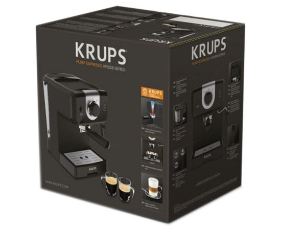 Рожковая кофеварка эспрессо Krups XP320830, изображение 6 Рожковая кофеварка эспрессо Krups XP320830, изображение 6