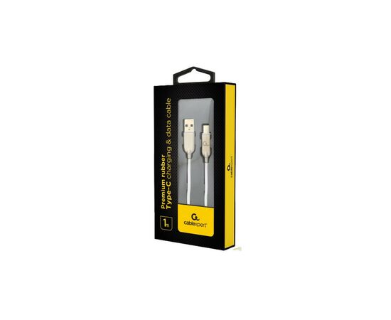 Дата кабель USB 2.0 AM to Type-C 1.0m Cablexpert (CC-USB2R-AMCM-1M-W), изображение 2 Дата кабель USB 2.0 AM to Type-C 1.0m Cablexpert (CC-USB2R-AMCM-1M-W), изображение 2