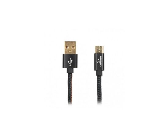 Дата кабель USB 2.0 AM to Type-C 1.0m Cablexpert (CCPB-C-USB-04BK)