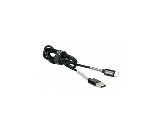 Дата кабель USB 2.0 AM to Type-C 1.0m Cablexpert (CCPB-C-USB-06BK), изображение 2 Дата кабель USB 2.0 AM to Type-C 1.0m Cablexpert (CCPB-C-USB-06BK), изображение 2
