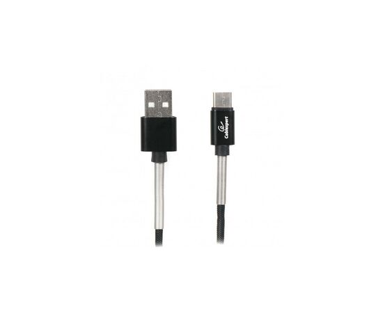 Дата кабель USB 2.0 AM to Type-C 1.0m Cablexpert (CCPB-C-USB-06BK)