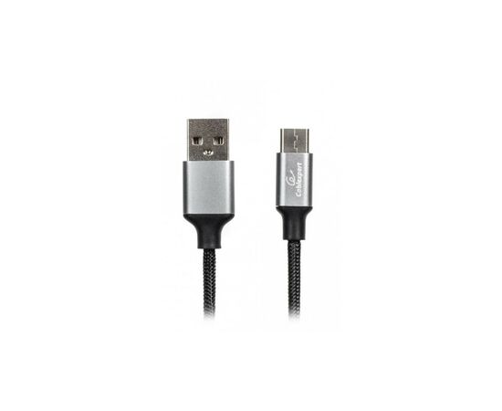 Дата кабель USB 2.0 AM to Type-C 1.0m Cablexpert (CCPB-C-USB-09BK)