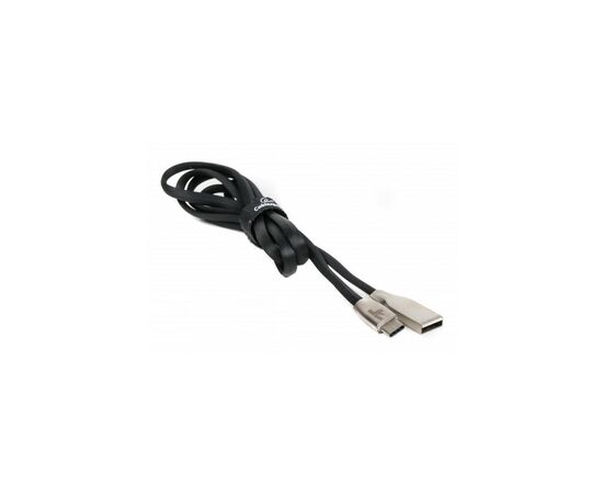 Дата кабель USB 2.0 AM to Type-C 1.0m flat Cablexpert (CCPB-C-USB-03BK), изображение 2 Дата кабель USB 2.0 AM to Type-C 1.0m flat Cablexpert (CCPB-C-USB-03BK), изображение 2