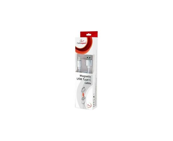 Дата кабель USB 2.0 AM to Type-C 1.0m magnet Cablexpert (CC-USB2-AMUCMM-1M), изображение 2 Дата кабель USB 2.0 AM to Type-C 1.0m magnet Cablexpert (CC-USB2-AMUCMM-1M), изображение 2
