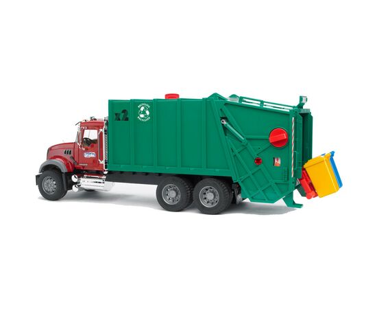 Спецтехника Bruder Мусоровоз Mack Granite М1:16 (02812), изображение 2 Спецтехника Bruder Мусоровоз Mack Granite М1:16 (02812), изображение 2
