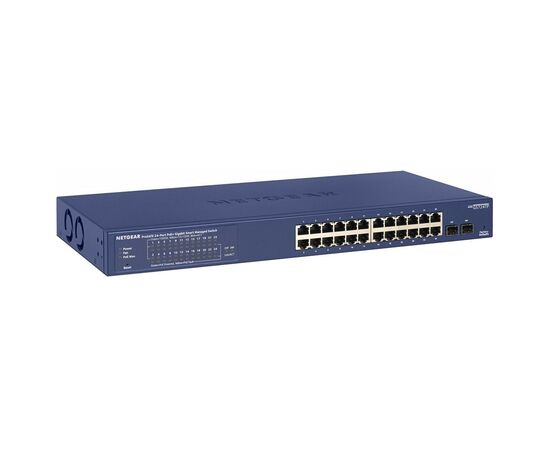 Коммутатор сетевой Netgear GS724T (GS724T-400EUS), изображение 2 Коммутатор сетевой Netgear GS724T (GS724T-400EUS), изображение 2