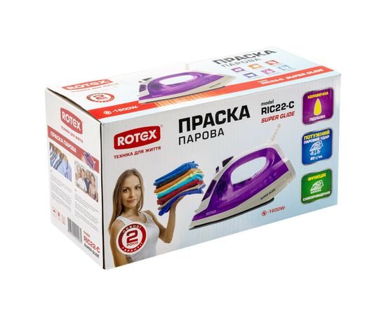 Утюг Rotex RIC22-C Super Glide, изображение 4 Утюг Rotex RIC22-C Super Glide, изображение 4