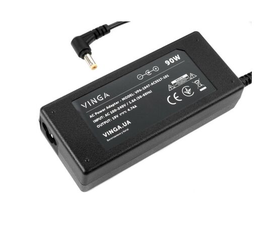 Блок питания к ноутбуку Vinga ACER 90W 19V 4.74A разъем 5.5*1.7 (VPA-1947-AC5517-101), изображение 3 Блок питания к ноутбуку Vinga ACER 90W 19V 4.74A разъем 5.5*1.7 (VPA-1947-AC5517-101), изображение 3