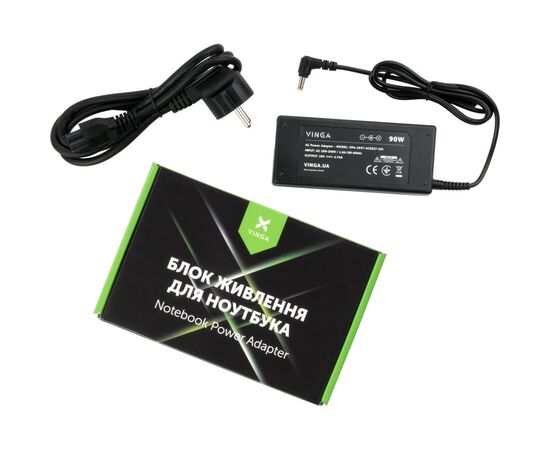 Блок живлення до ноутбуку Vinga ACER 90W 19V 4.74A разъем 5.5*1.7 (VPA-1947-AC5517-101)