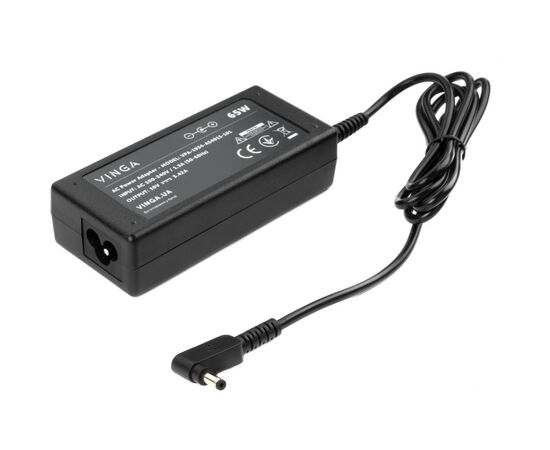 Блок питания к ноутбуку Vinga ASUS 65W 19V 3,42A разъем 4.0 *1.35 (VPA-1934-AS4013-101), изображение 2 Блок питания к ноутбуку Vinga ASUS 65W 19V 3,42A разъем 4.0 *1.35 (VPA-1934-AS4013-101), изображение 2