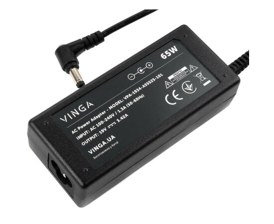 Блок питания к ноутбуку Vinga ASUS 65W 19V 3,42A разъем 5.5*2.5 (VPA-1934-AS5525-101), изображение 3 Блок питания к ноутбуку Vinga ASUS 65W 19V 3,42A разъем 5.5*2.5 (VPA-1934-AS5525-101), изображение 3