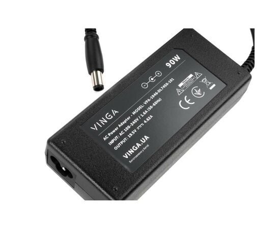 Блок питания к ноутбуку Vinga DELL 90W 19.5V 4.62A разъем 7.4*5.0 (VPA-1946-DL7450-101), изображение 3 Блок питания к ноутбуку Vinga DELL 90W 19.5V 4.62A разъем 7.4*5.0 (VPA-1946-DL7450-101), изображение 3