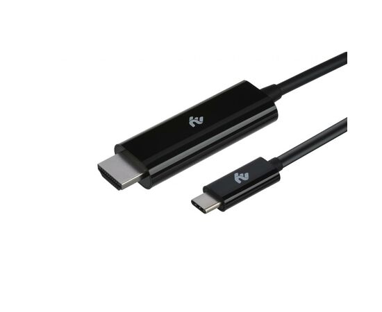 Кабель мультимедийный USB Type-C to HDMI 1.8m 2E (2E-W1706), изображение 2 Кабель мультимедийный USB Type-C to HDMI 1.8m 2E (2E-W1706), изображение 2