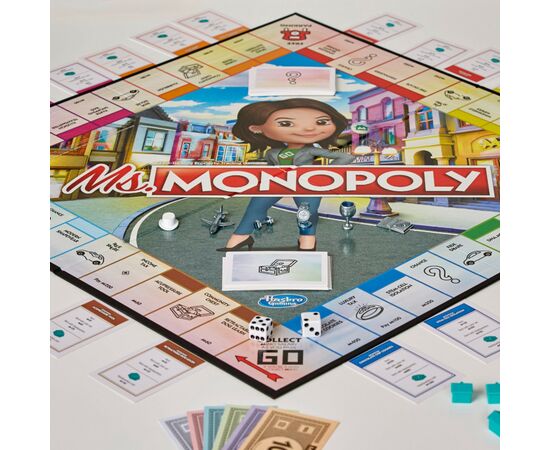 Настольная игра Hasbro Мисс Монополия (E8424), изображение 2 Настольная игра Hasbro Мисс Монополия (E8424), изображение 2