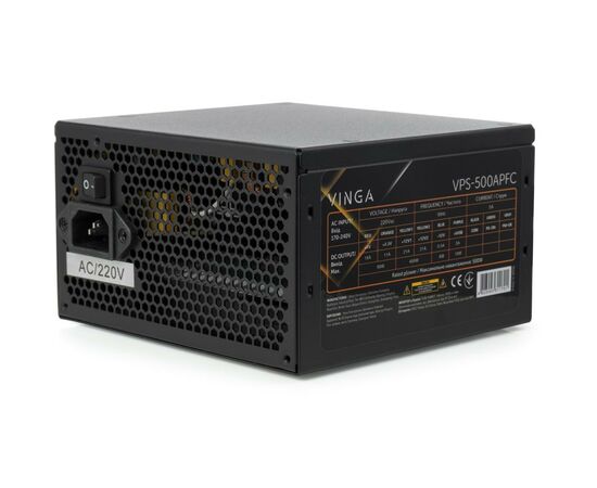 Блок питания Vinga 500W (VPS-500APFC), изображение 6 Блок питания Vinga 500W (VPS-500APFC), изображение 6