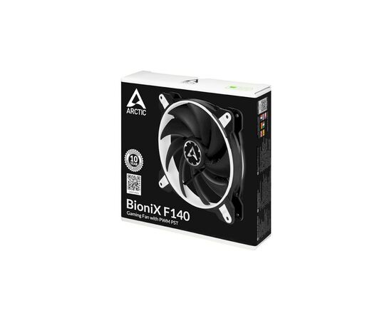 Кулер для корпуса Arctic BioniX F140 White (ACFAN00096A), изображение 4 Кулер для корпуса Arctic BioniX F140 White (ACFAN00096A), изображение 4