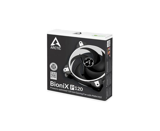 Кулер для корпуса Arctic BioniX P120 White (ACFAN00116A), изображение 4 Кулер для корпуса Arctic BioniX P120 White (ACFAN00116A), изображение 4