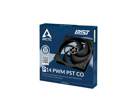 Кулер для корпуса Arctic P14 PWM PST CO (ACFAN00126A), изображение 3 Кулер для корпуса Arctic P14 PWM PST CO (ACFAN00126A), изображение 3
