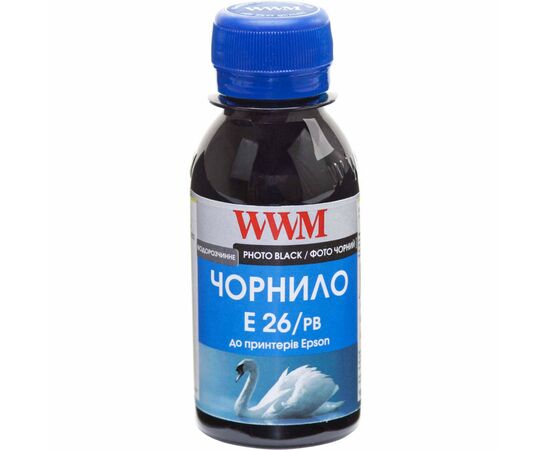 Чернила WWM Epson XP-600/XP-605/XP-700 100г Photo Black (E26/PB-2)