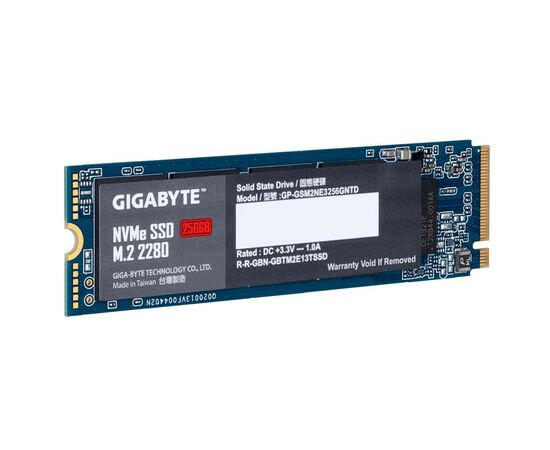 Накопитель SSD M.2 2280 256GB GIGABYTE (GP-GSM2NE3256GNTD), изображение 4 Накопитель SSD M.2 2280 256GB GIGABYTE (GP-GSM2NE3256GNTD), изображение 4