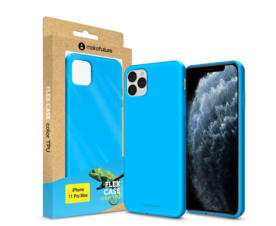 Чехол для моб. телефона MakeFuture Flex Case (Soft-touch TPU) Apple iPhone 11 Pro Max Light Blu (MCF-AI11PMLB)