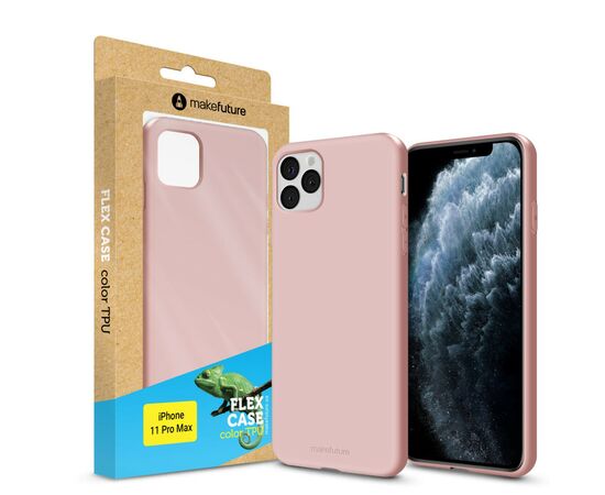 Чехол для моб. телефона MakeFuture Flex Case (Soft-touch TPU) Apple iPhone 11 Pro Max Rose (MCF-AI11PMRS)