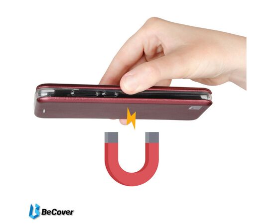 Чехол для моб. телефона BeCover Exclusive Galaxy M20 SM-M205 Burgundy Red (703376), изображение 3