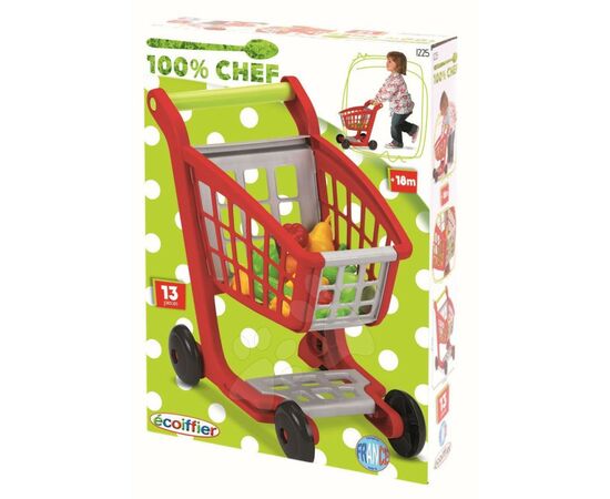 Игровой набор Ecoiffier Тележка для супермаркета с продуктами (001225), изображение 2