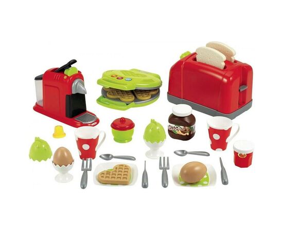 Игровой набор Ecoiffier Кухонная техника с посудой и продуктами 33 аксессуарами (002647), изображение 2 Игровой набор Ecoiffier Кухонная техника с посудой и продуктами 33 аксессуарами (002647), изображение 2