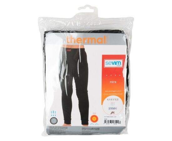 Подштанники Sevim термо однотонные (7075-152B-black), изображение 3 Подштанники Sevim термо однотонные (7075-152B-black), изображение 3