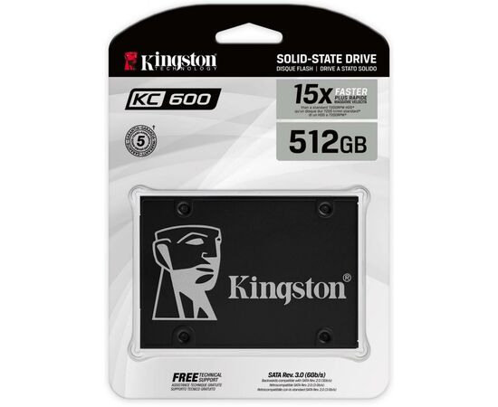 Накопитель SSD 2.5" 512GB Kingston (SKC600/512G), изображение 3 Накопитель SSD 2.5" 512GB Kingston (SKC600/512G), изображение 3
