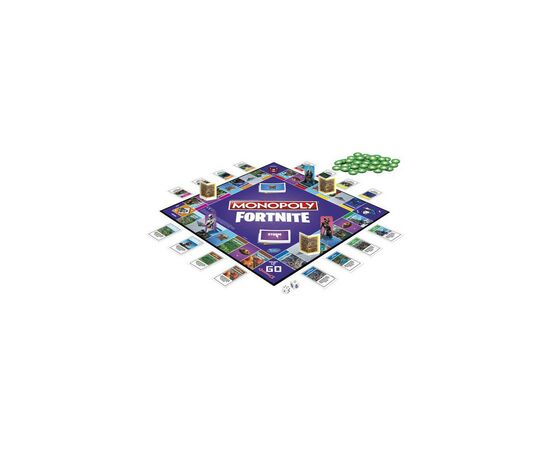 Настольная игра Hasbro Монополия Фортнайт (анг) (E6603), изображение 3 Настольная игра Hasbro Монополия Фортнайт (анг) (E6603), изображение 3
