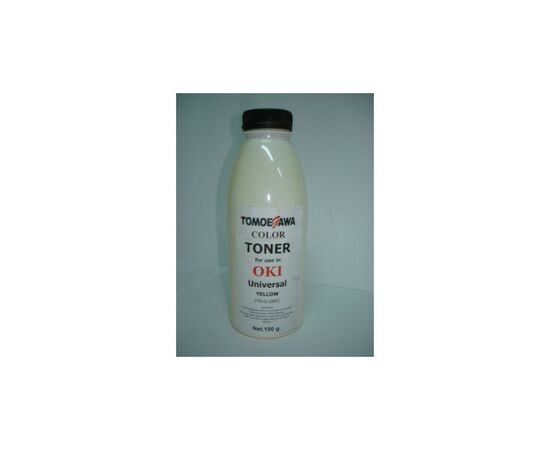 Тонер OKI UNIVERSAL, 100г Yellow Tomoegawa (TG-O-100Y)