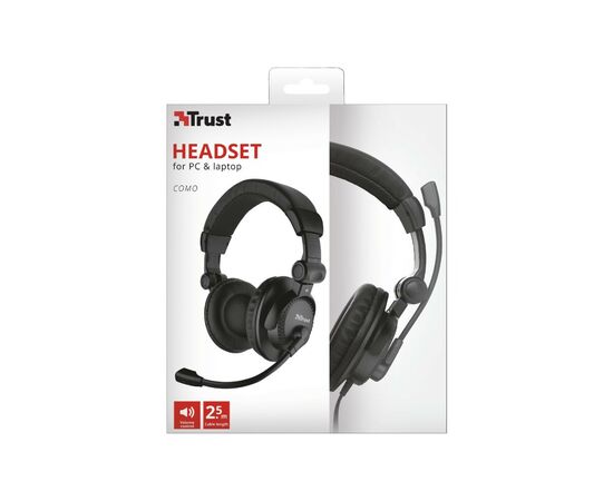 Наушники Trust Como 3.5mm (21658), изображение 5 Наушники Trust Como 3.5mm (21658), изображение 5
