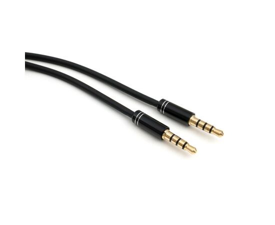 Кабель мультимедийный Jack 3.5mm 1.5m Vinga (VCPJ35PR1.5), изображение 2 Кабель мультимедийный Jack 3.5mm 1.5m Vinga (VCPJ35PR1.5), изображение 2