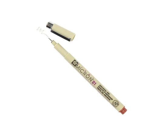 Лайнер Sakura Pigma Micron (0.1) 0,25 мм Коричневый (084511326309), изображение 2 Лайнер Sakura Pigma Micron (0.1) 0,25 мм Коричневый (084511326309), изображение 2