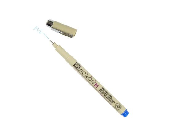 Лайнер Sakura Pigma Micron (0.1) 0,25 мм Синий (084511306356), изображение 2 Лайнер Sakura Pigma Micron (0.1) 0,25 мм Синий (084511306356), изображение 2