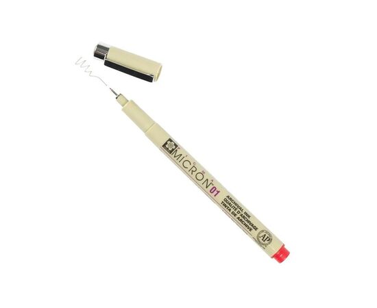Лайнер Sakura Pigma Micron (0.1) 0,25 мм Красный (084511306318), изображение 2 Лайнер Sakura Pigma Micron (0.1) 0,25 мм Красный (084511306318), изображение 2