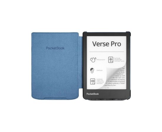 Чехол для электронной книги Pocketbook 629_634 Shell series blue (H-S-634-B-CIS), изображение 6 Чехол для электронной книги Pocketbook 629_634 Shell series blue (H-S-634-B-CIS), изображение 6