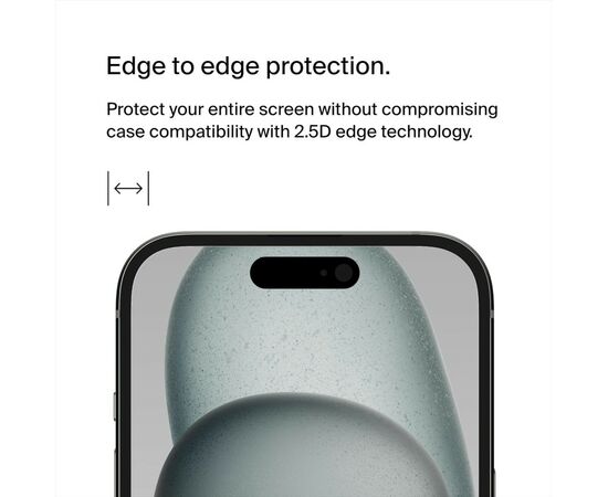 Стекло защитное Belkin iPhone 15 Plus/14 Pro Max TemperedGlass (1 Pack) (OVA136ZZ), изображение 10 Стекло защитное Belkin iPhone 15 Plus/14 Pro Max TemperedGlass (1 Pack) (OVA136ZZ), изображение 10