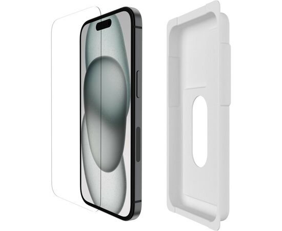 Стекло защитное Belkin iPhone 15/14 Pro TemperedGlass (1 Pack) (OVA135ZZ)