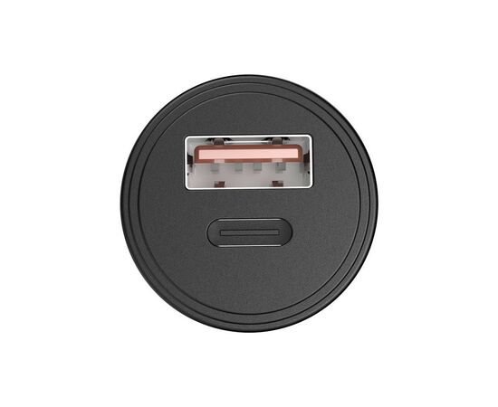 Зарядное устройство Choetech Car USB-A/USB-C 30W QC3.0/PD (TC0006-V2-BK), изображение 4 Зарядное устройство Choetech Car USB-A/USB-C 30W QC3.0/PD (TC0006-V2-BK), изображение 4